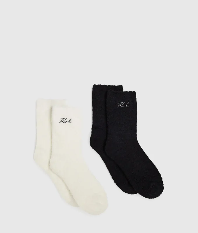 Chaussettes en molleton signature – lot de 2