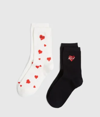 Chaussettes Hearts – lot de 2