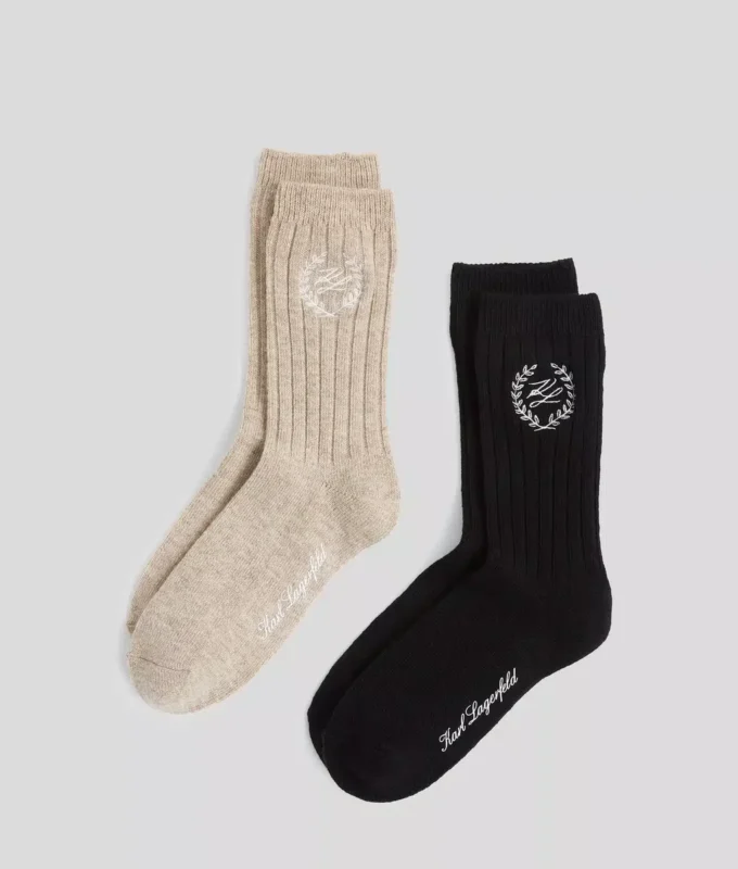 CHAUSSETTES HOTEL KARL CREST – LOT DE 2 CHAUSSETTES HOTEL KARL CREST – LOT DE 2