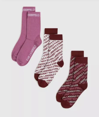 Chaussettes à logo intégral – lot de 3
