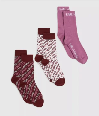Chaussettes à logo intégral – lot de 3