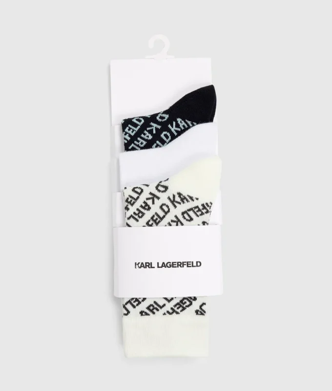 Chaussettes à logo intégral – lot de 3 Chaussettes à logo intégral – lot de 3