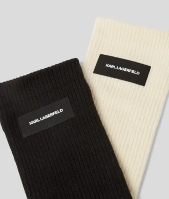 CHAUSSETTES ESSENTIELLES AVEC LOGO – LOT DE 2