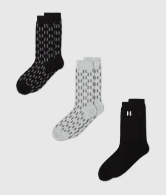 Chaussettes Monogram – lot de 3