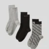 CHAUSSETTES MONOGRAM – LOT DE 3 CHAUSSETTES MONOGRAM – LOT DE 3