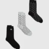 Chaussettes Monogram – lot de 3 Chaussettes Monogram – lot de 3