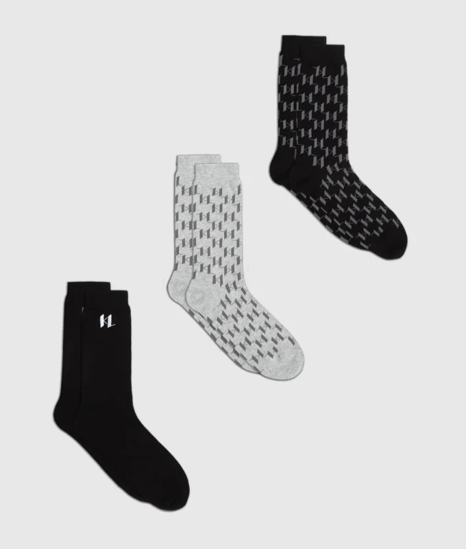Chaussettes Monogram – lot de 3 Chaussettes Monogram – lot de 3