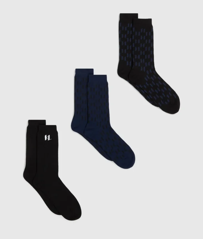 Chaussettes Monogram – lot de 3 Chaussettes Monogram – lot de 3