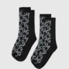 Chaussettes monogrammées – lot de 2 Chaussettes monogrammées – lot de 2