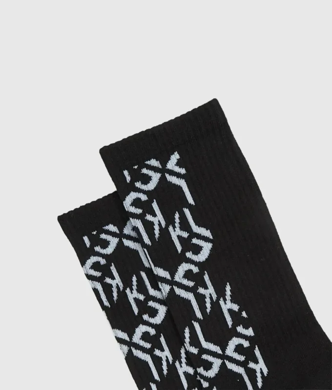 Chaussettes monogrammées – lot de 2 Chaussettes monogrammées – lot de 2