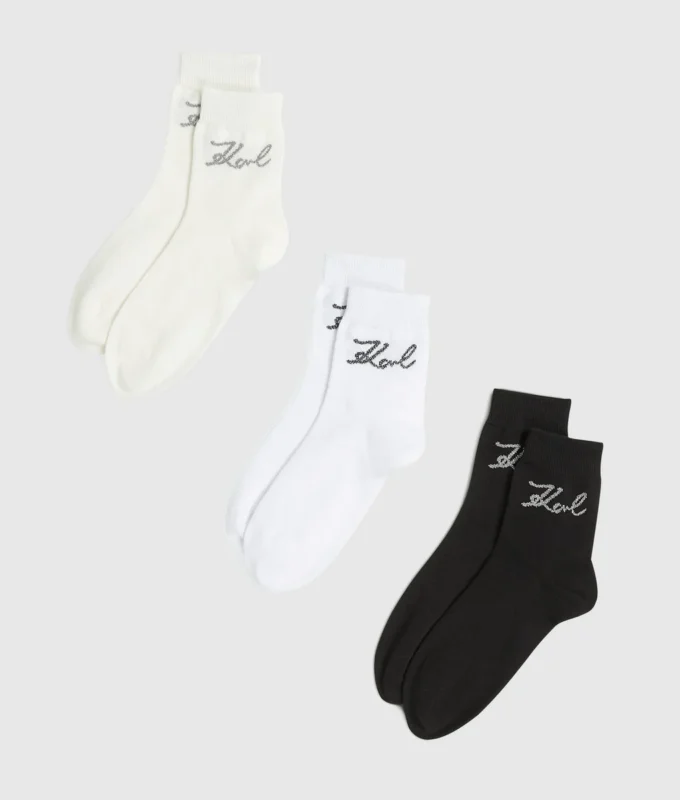 Chaussettes Signature – lot de 3 Chaussettes Signature – lot de 3