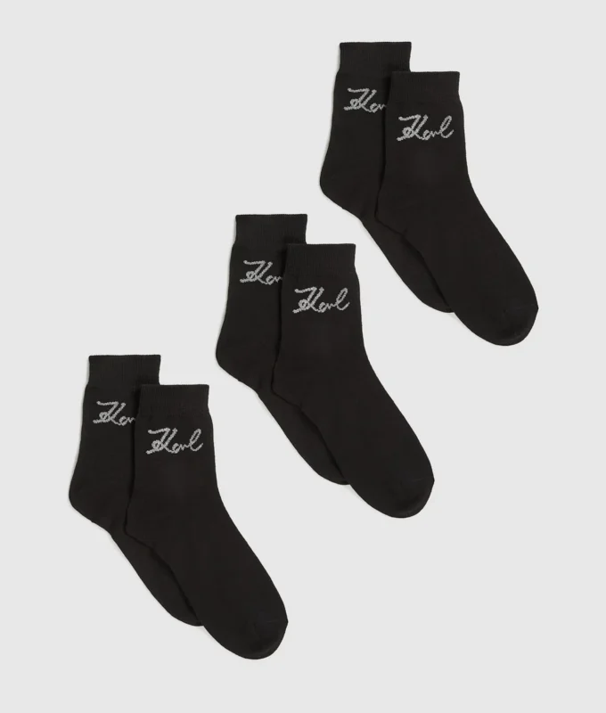 Chaussettes Signature – lot de 3 Chaussettes Signature – lot de 3