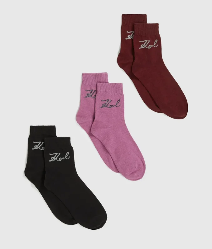 Chaussettes Signature – lot de 3 Chaussettes Signature – lot de 3