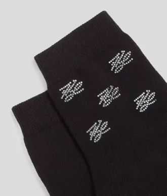 CHAUSSETTES À STRASS K/AUTOGRAPH – LOT DE 2