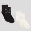 CHAUSSETTES À STRASS K/AUTOGRAPH – LOT DE 2 CHAUSSETTES À STRASS K/AUTOGRAPH – LOT DE 2