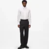 Chemise à col arrondi