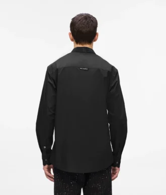 Chemise à col cristallisé