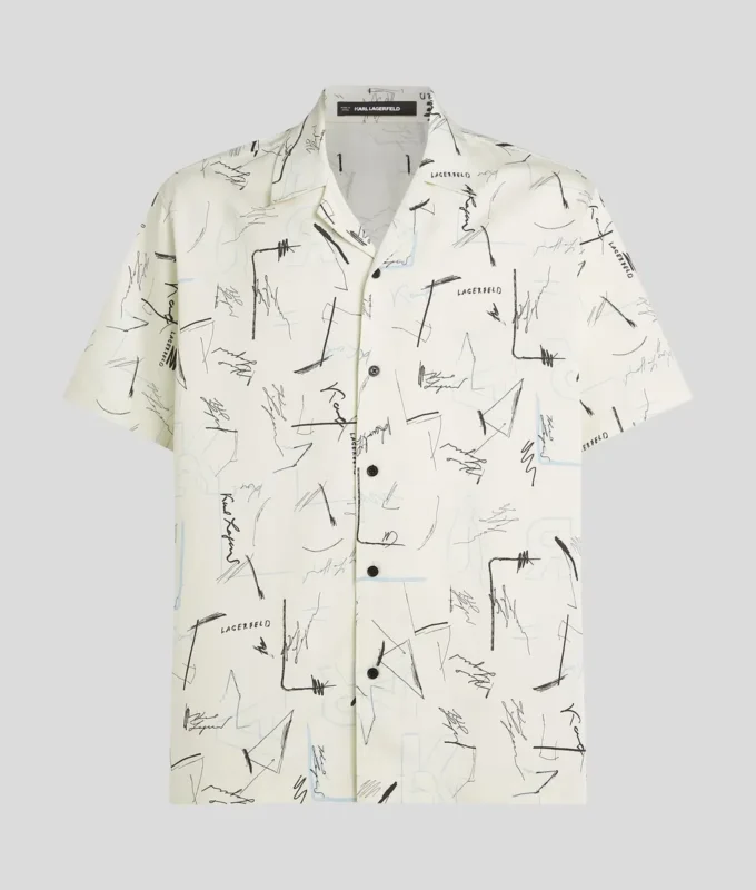 CHEMISE DE BOWLING IMPRIMÉE CHEMISE DE BOWLING IMPRIMÉE