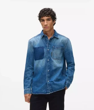 Chemise en denim