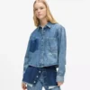 Chemise en denim carrée Chemise en denim carrée