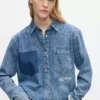 Chemise en denim carrée Chemise en denim carrée