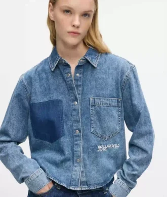 Chemise en denim carrée Chemise en denim carrée
