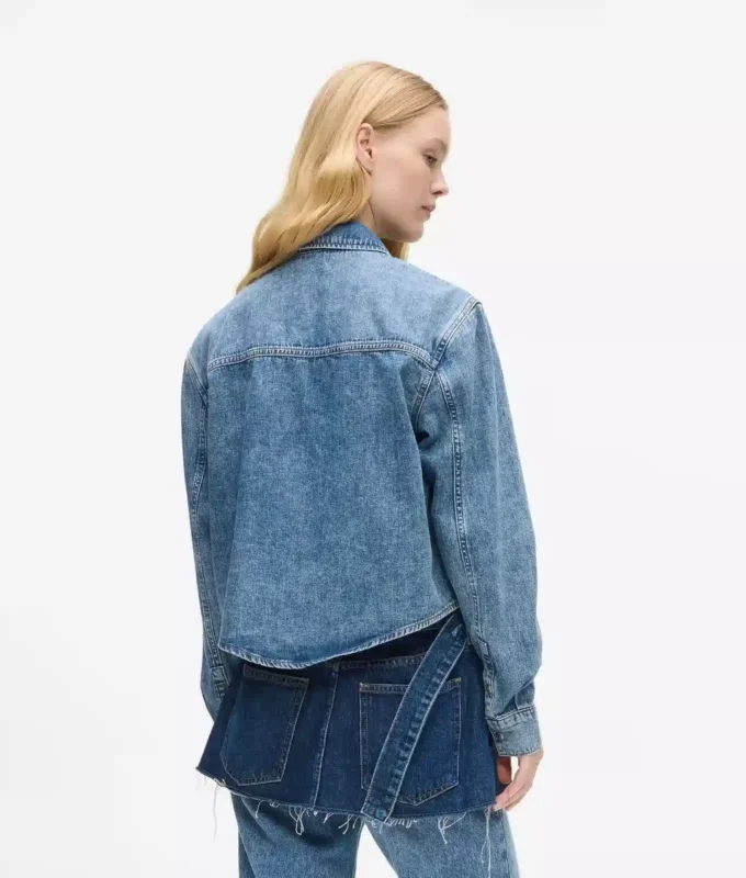 Chemise en denim carrée Chemise en denim carrée