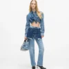 Chemise en denim carrée Chemise en denim carrée