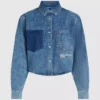 Chemise en denim carrée Chemise en denim carrée