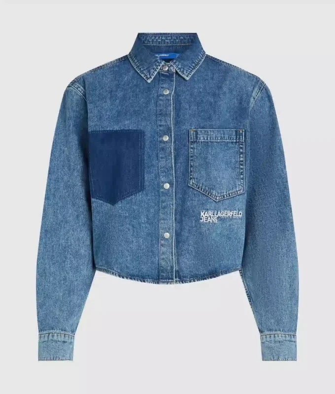Chemise en denim carrée Chemise en denim carrée