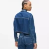 Chemise en denim cloutée