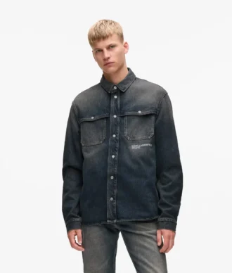 Chemise en denim décontractée