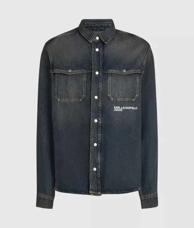 Chemise en denim décontractée Chemise en denim décontractée