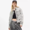 Chemise en denim délavé Chemise en denim délavé