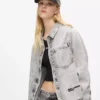 Chemise en denim délavé Chemise en denim délavé