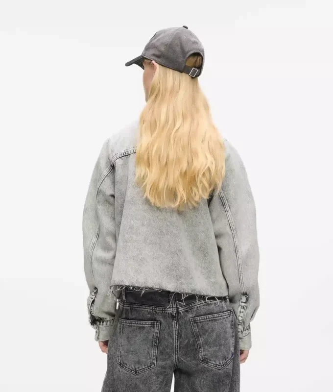 Chemise en denim délavé Chemise en denim délavé