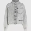 Chemise en denim délavé Chemise en denim délavé