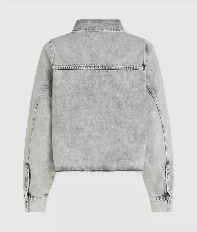 Chemise en denim délavé Chemise en denim délavé