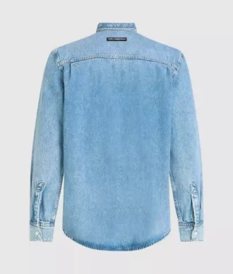 Chemise en denim à manches longues