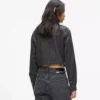 Chemise en denim à nouer sur le devant Chemise en denim à nouer sur le devant