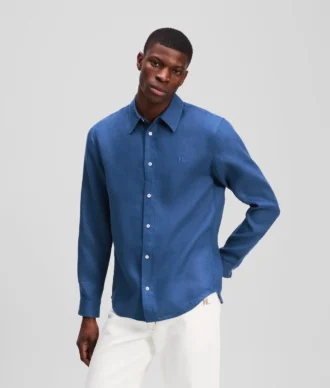 CHEMISE EN LIN MONOGRAM