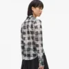 Chemise en maille à carreaux Chemise en maille à carreaux