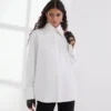 CHEMISE EN POPLIN À DOUBLE COL CHEMISE EN POPLIN À DOUBLE COL