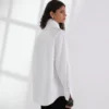 CHEMISE EN POPLIN À DOUBLE COL CHEMISE EN POPLIN À DOUBLE COL