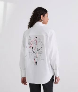 CHEMISE EN POPLINÉE KARL SERIES
