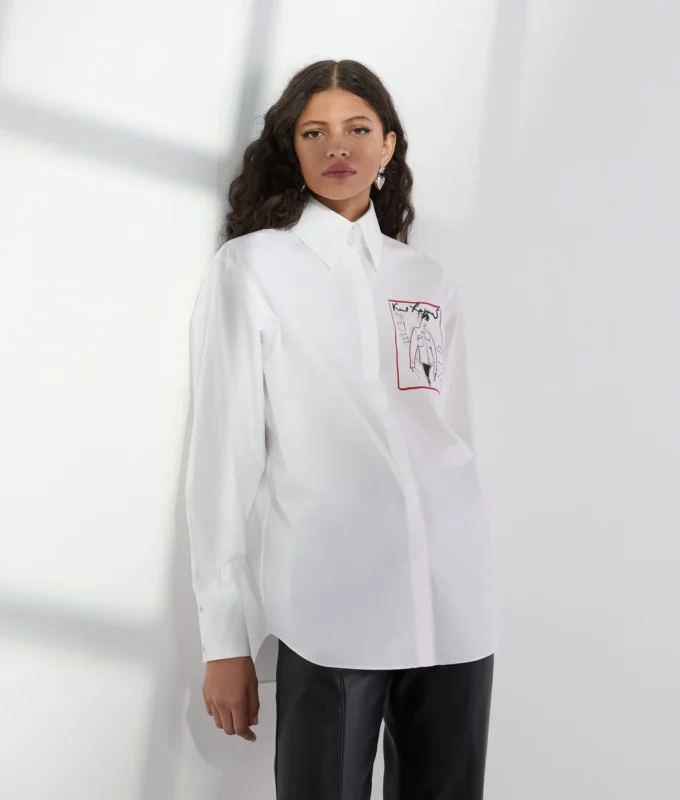 CHEMISE EN POPLINÉE KARL SERIES