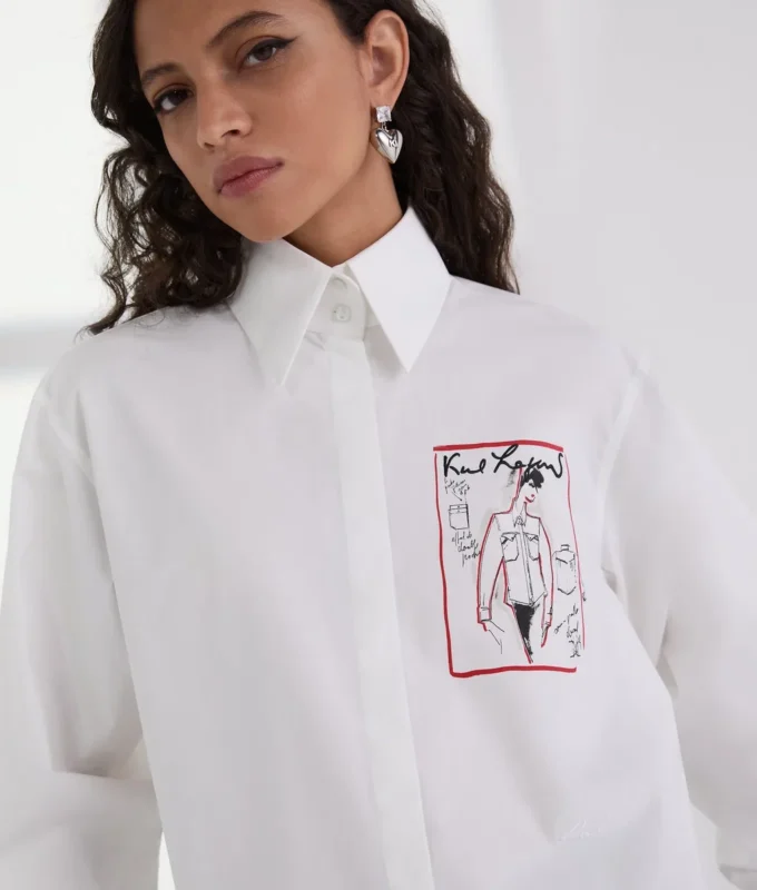 CHEMISE EN POPLINÉE KARL SERIES