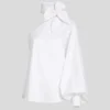 CHEMISE À MANCHE UNIQUE AVEC NOEUD CHEMISE À MANCHE UNIQUE AVEC NOEUD