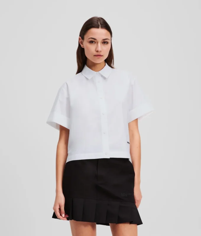 CHEMISE À MANCHES COURTES BOXY CHEMISE À MANCHES COURTES BOXY