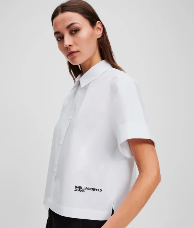 CHEMISE À MANCHES COURTES BOXY CHEMISE À MANCHES COURTES BOXY